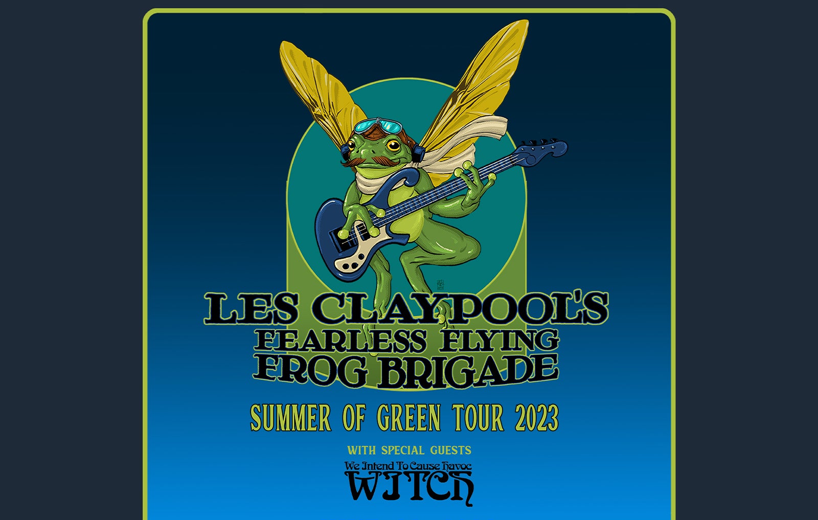 Les Claypool's Fearless Flying Frog Brigade Summer of Green Tour 2023