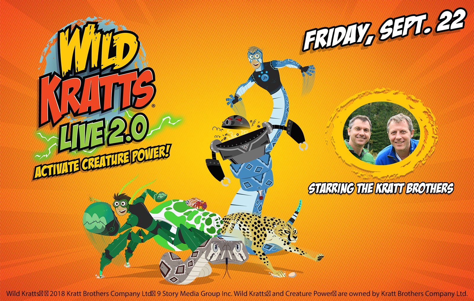 More Info for Wild Kratts Live 2.0: Activate Creature Power!